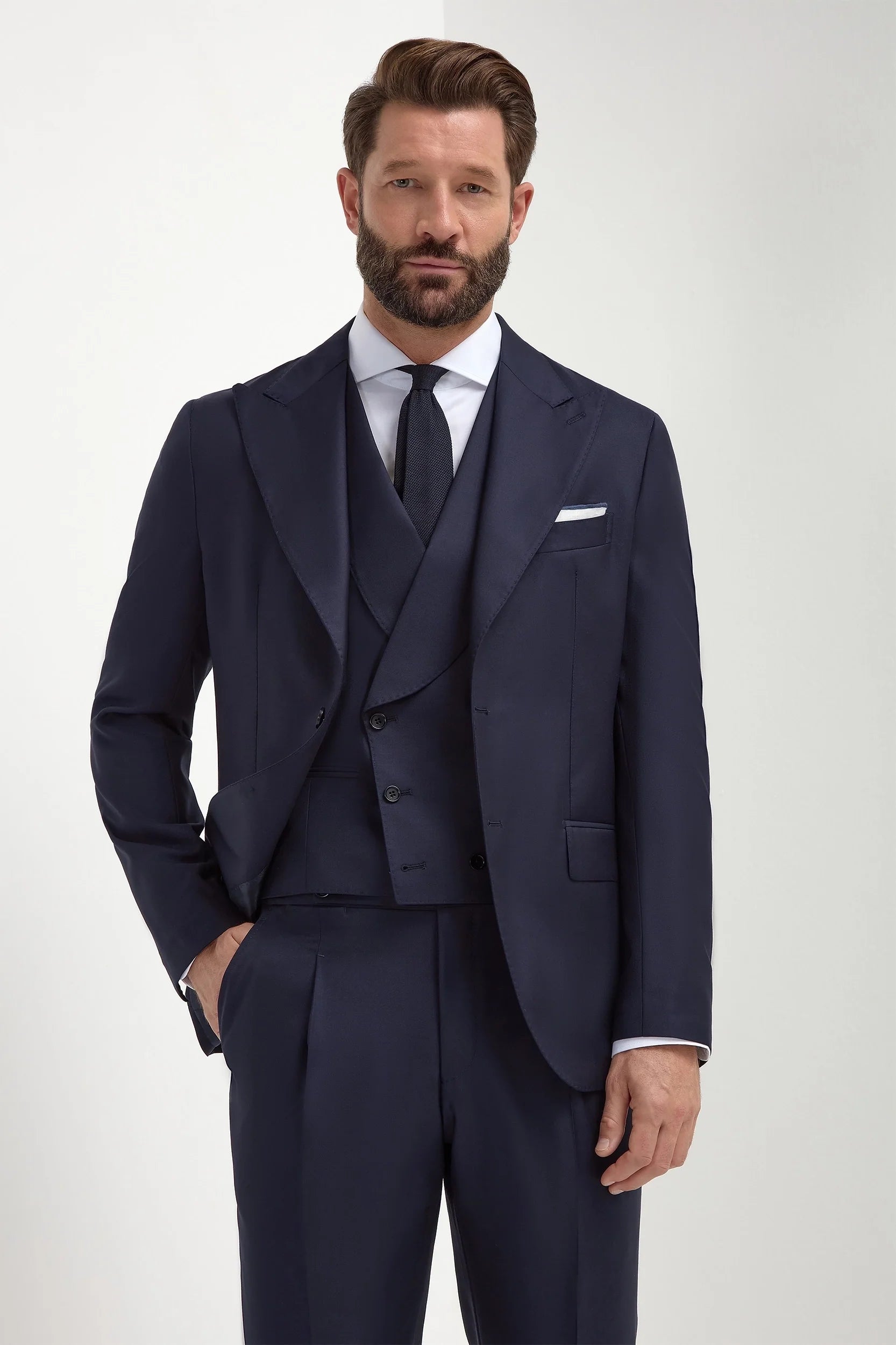 Blue suit